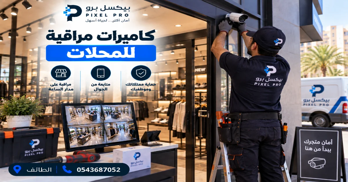 أنواع كاميرات المراقبة المناسبة للمحلات