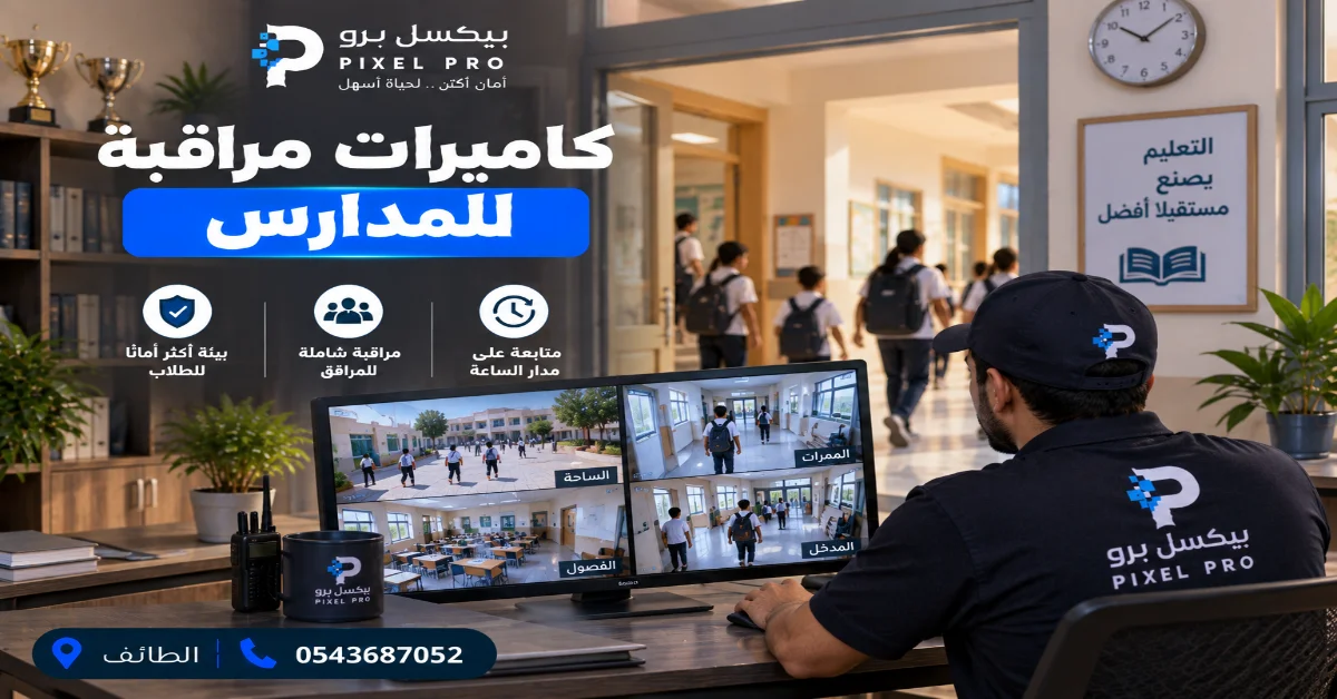 أهمية كاميرات المراقبة للمدارس