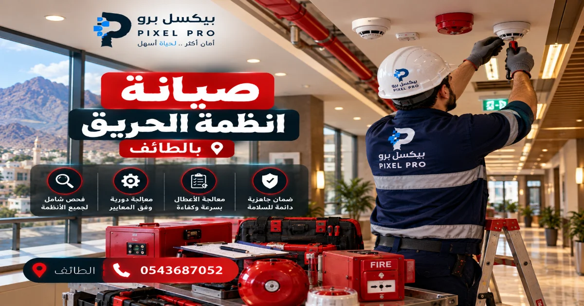 إصلاح أعطال أنظمة الحريق