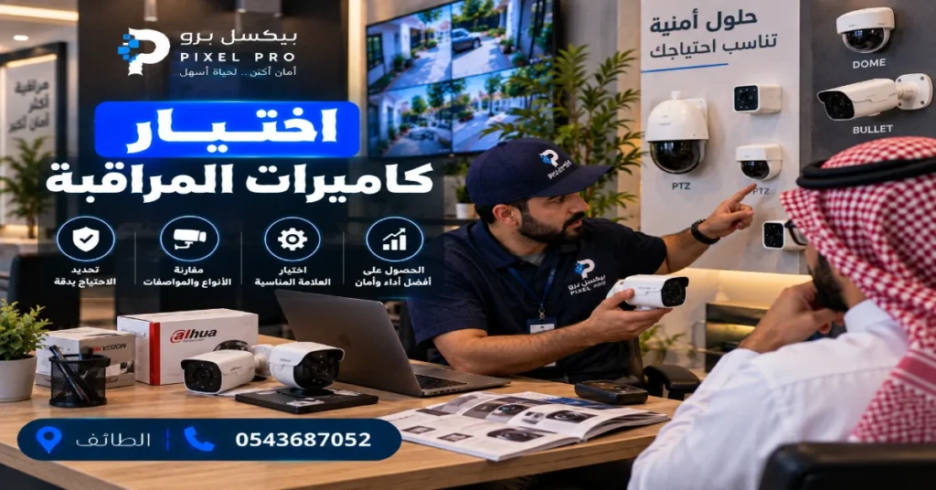 اختيار كاميرات المراقبة