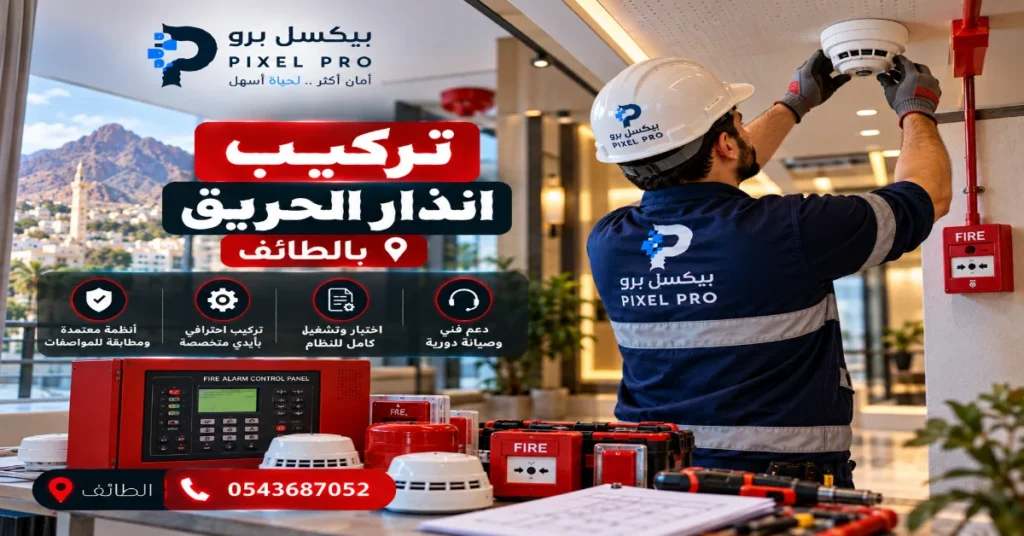 تركيب انذار الحريق