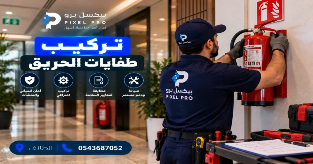 تركيب طفايات الحريق