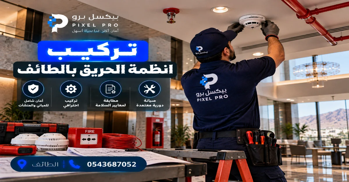 تركيب نظام إطفاء الحريق