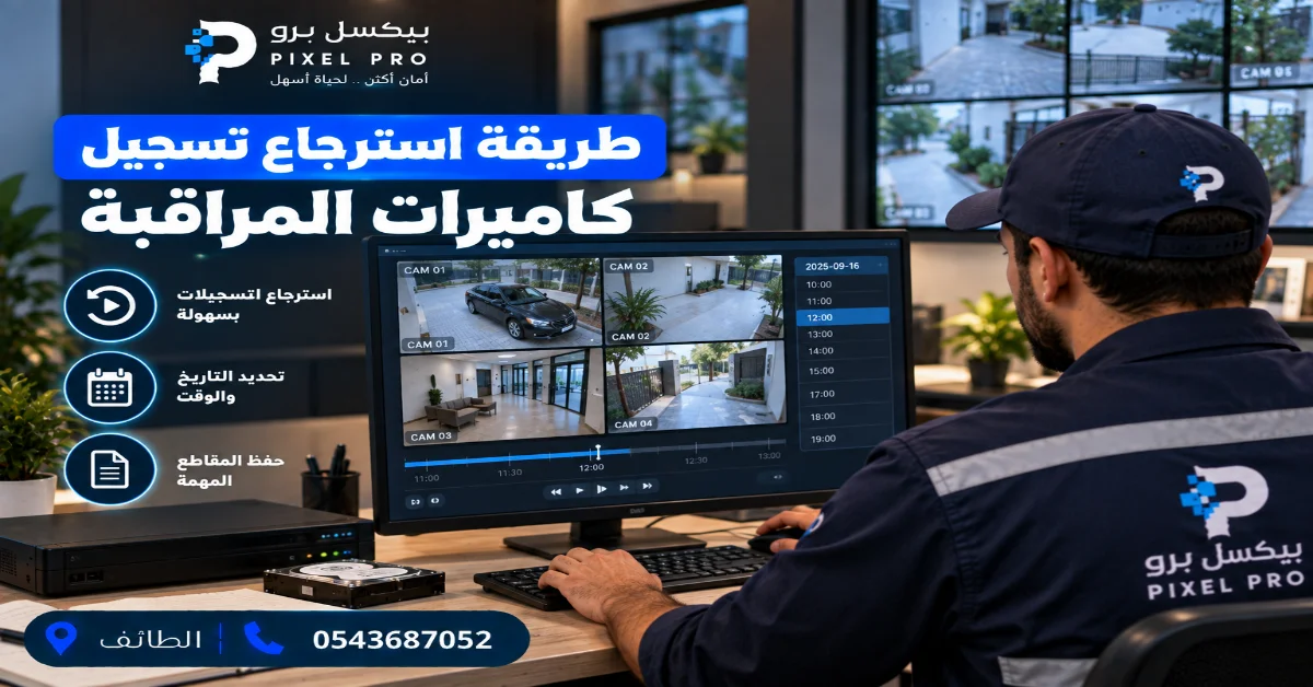 حل مشكلة عدم ظهور تسجيلات كاميرات المراقبة