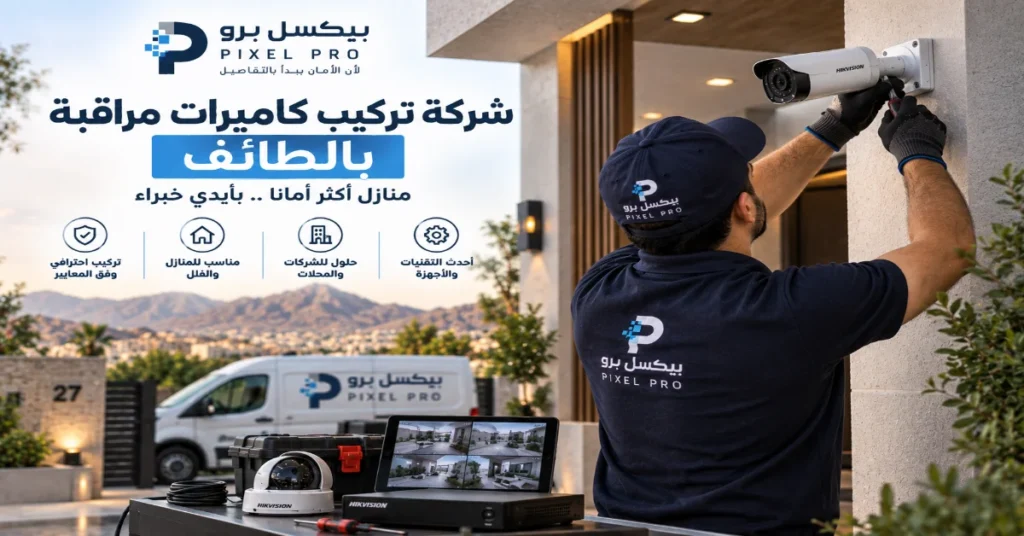 شركة تركيب كاميرات مراقبة بالطائف