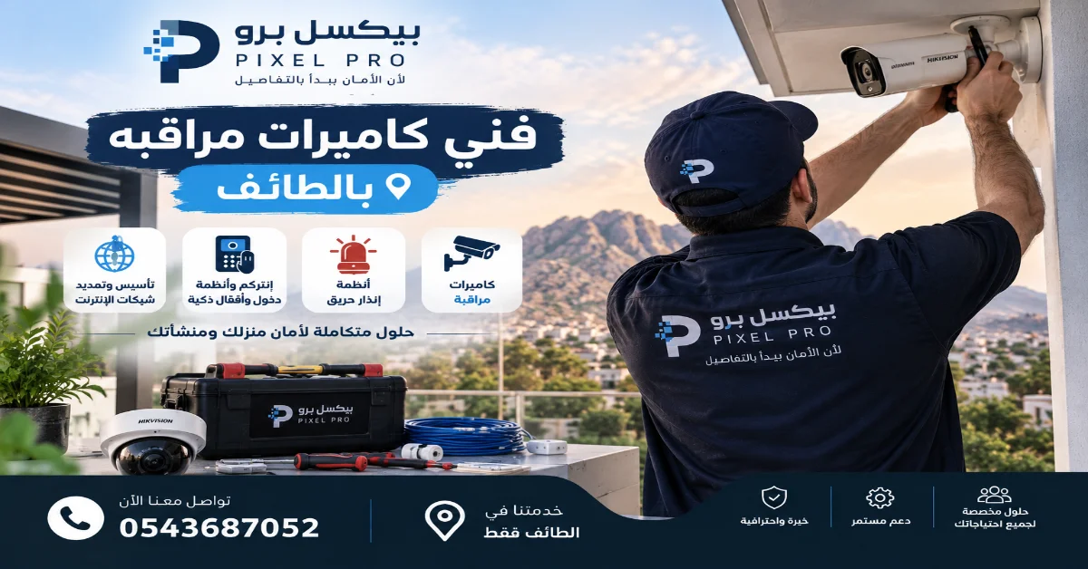 فني كاميرات مراقبة سريع