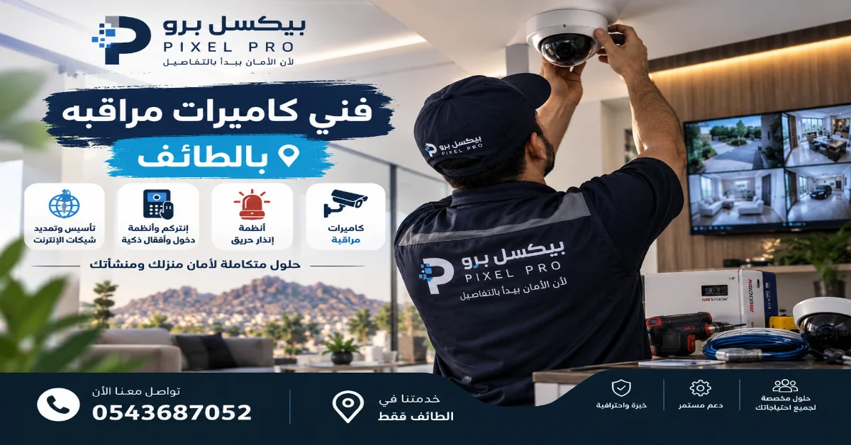 فني كاميرات مراقبه معتمد