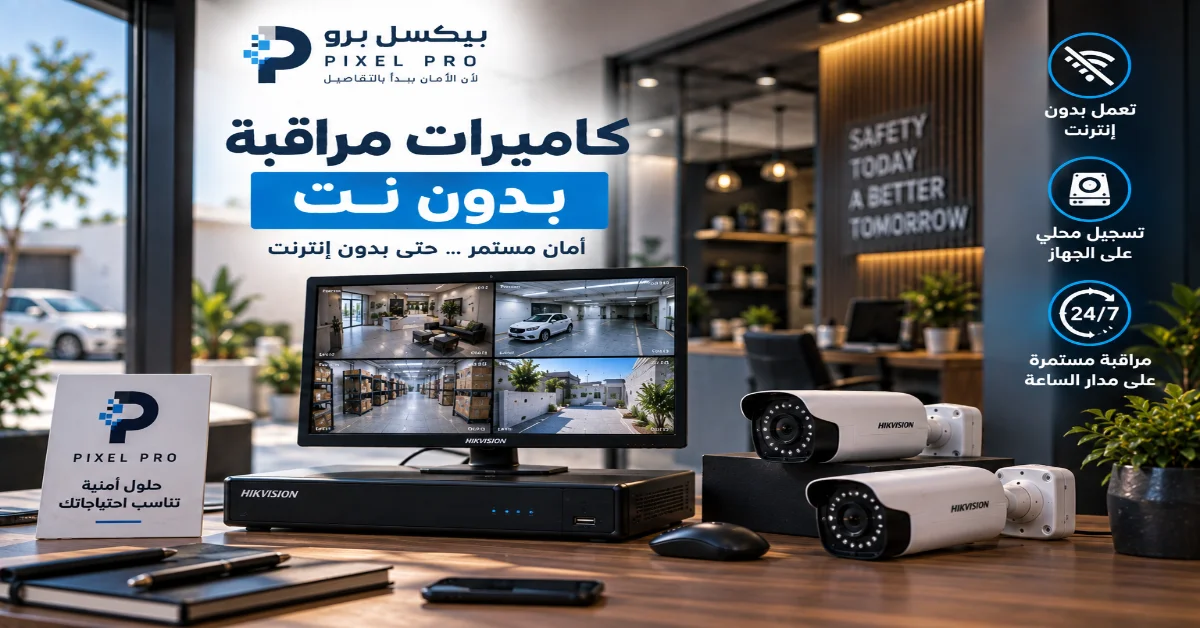 كاميرات مراقبة لاسلكية بدون نت