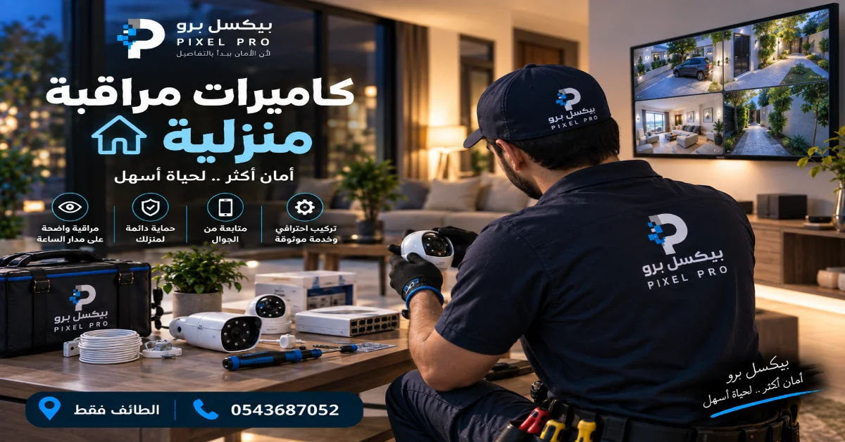 كاميرات مراقبة منزلية برؤية ليلية