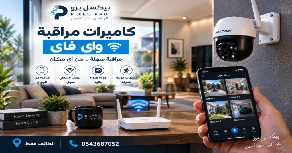  كاميرات مراقبة واي فاي