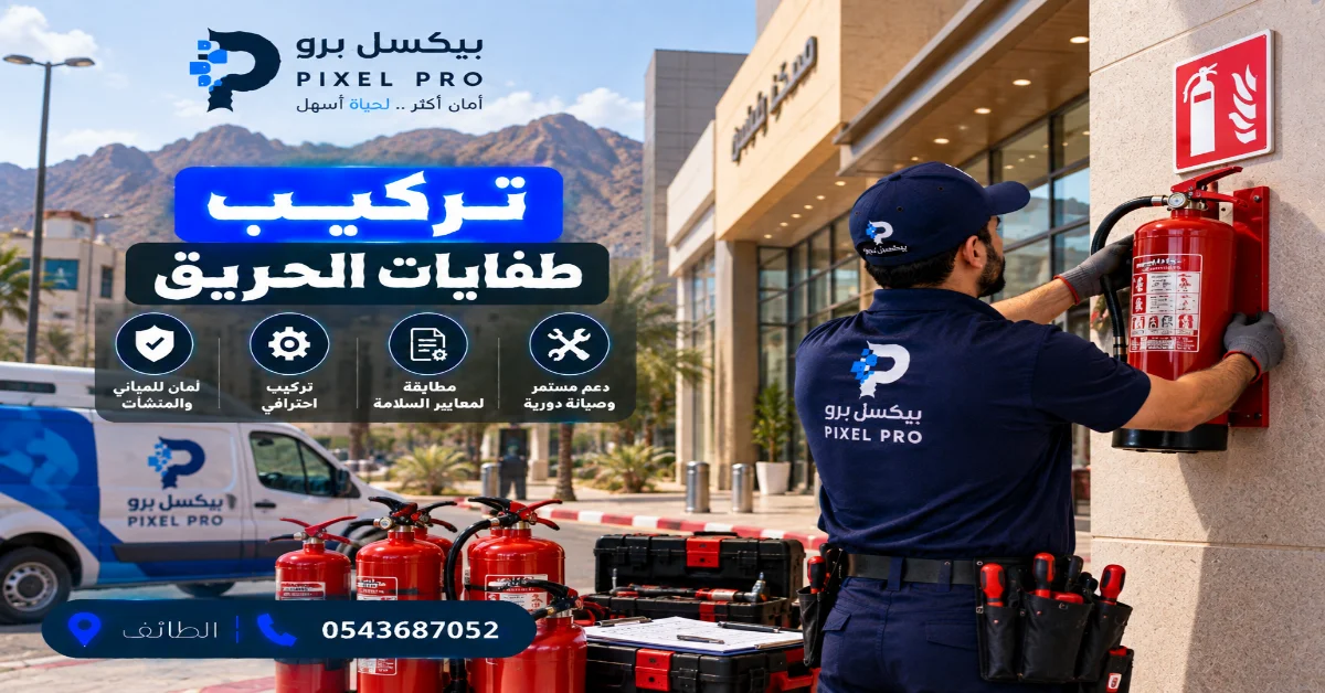 كيفية تركيب طفاية الحريق على الحائط
