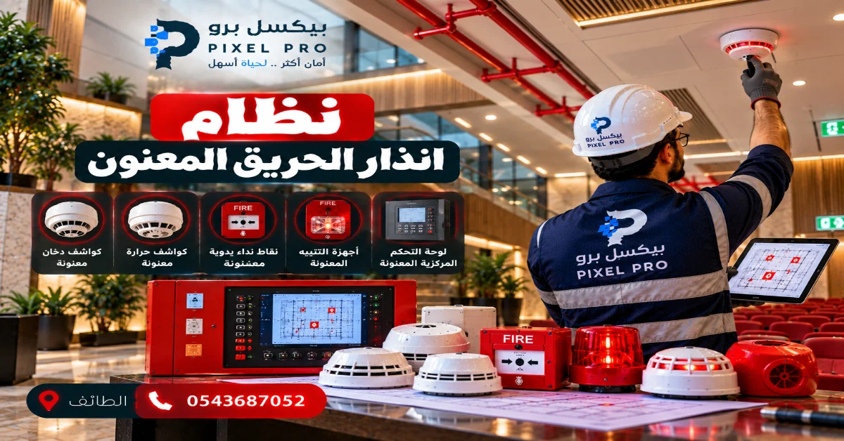 ما هو نظام انذار الحريق المعنون؟