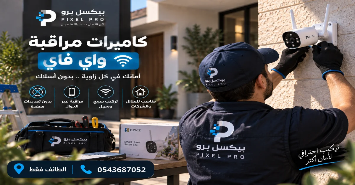 مميزات كاميرات المراقبة واي فاي
