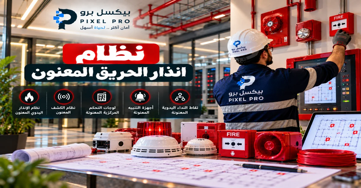مميزات نظام إنذار الحريق المعنون
