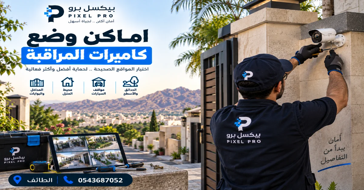 وضع كاميرات المراقبة في الممرات والسلالم