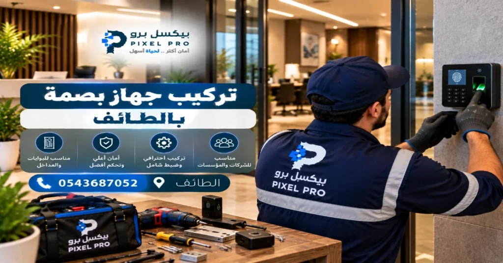تركيب جهاز بصمة بالطائف