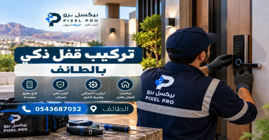 تركيب قفل ذكي بالطائف