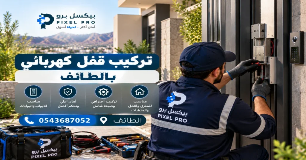 تركيب قفل كهربائي بالطائف