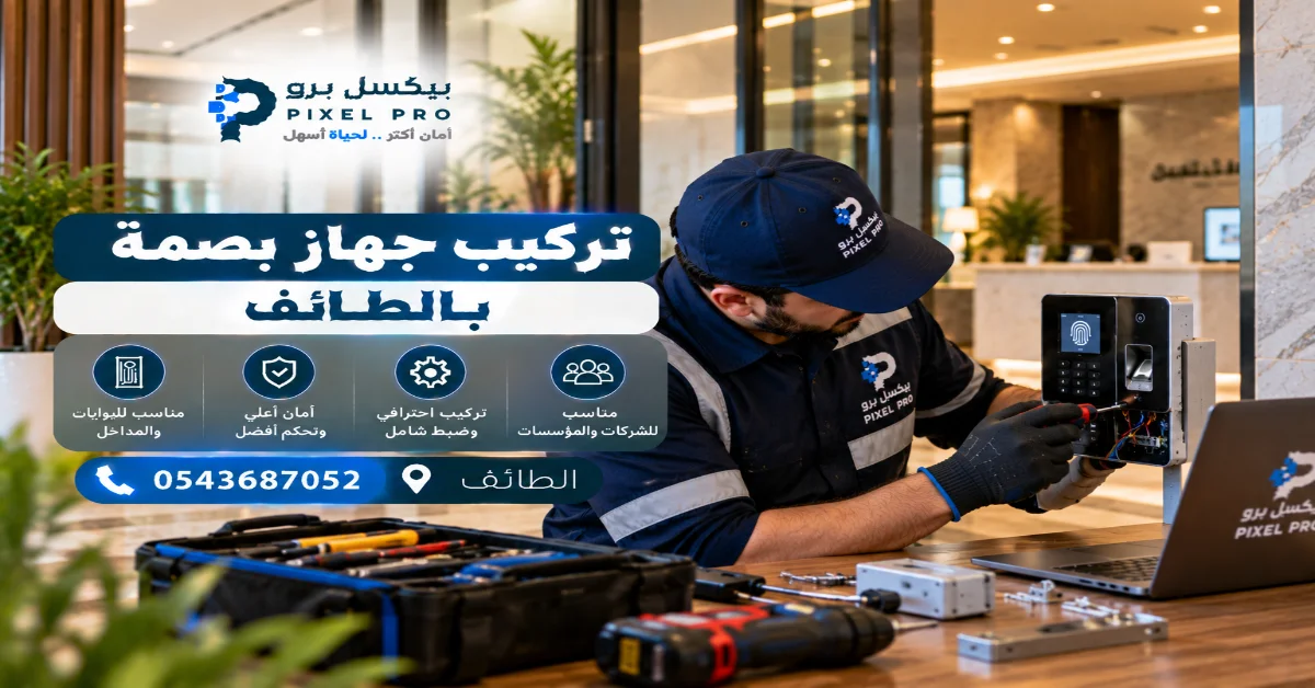 خدمات تركيب أجهزة البصمة