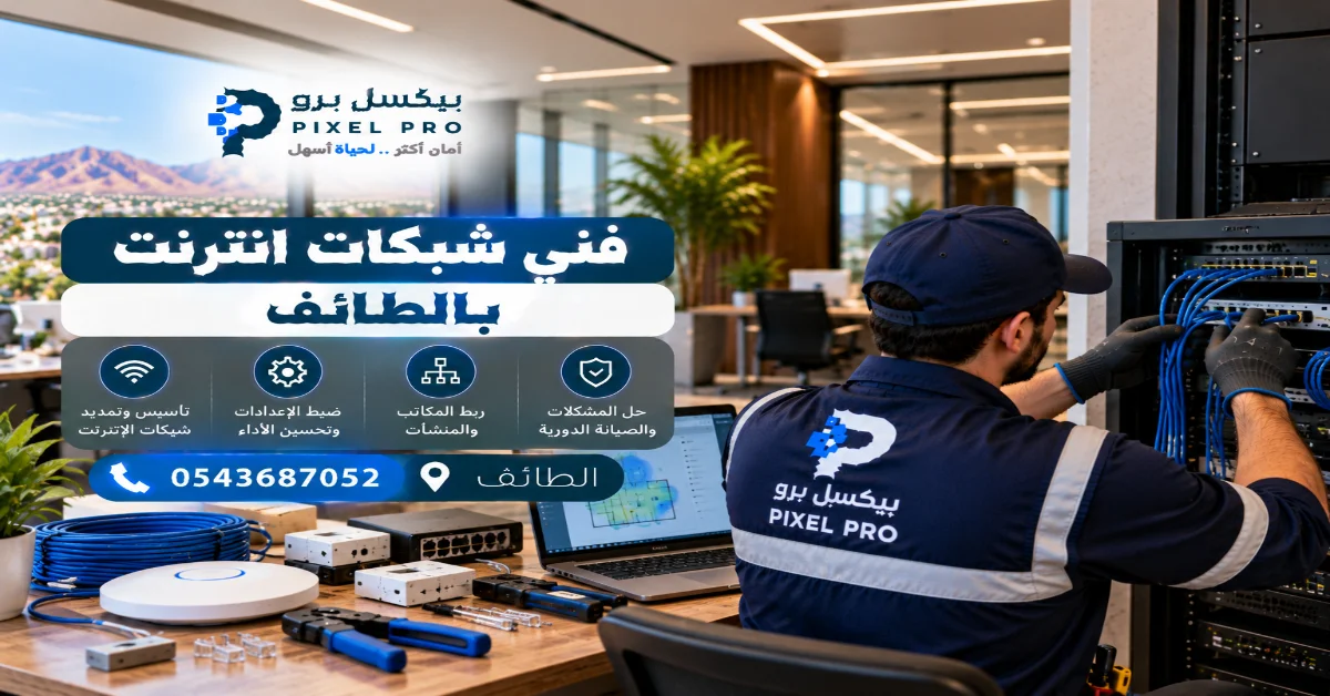 صيانة شبكات الانترنت بالطائف
